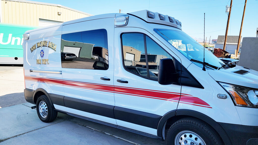 FMMFD ambulance vehicle wrap