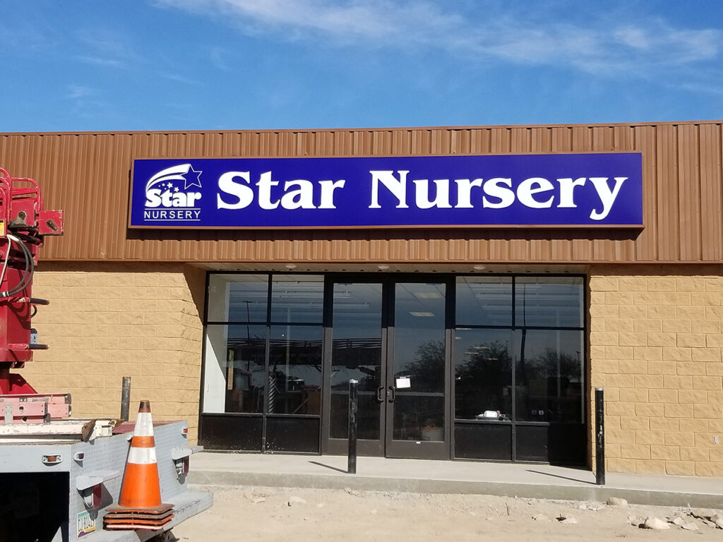 Star Nursery building sign