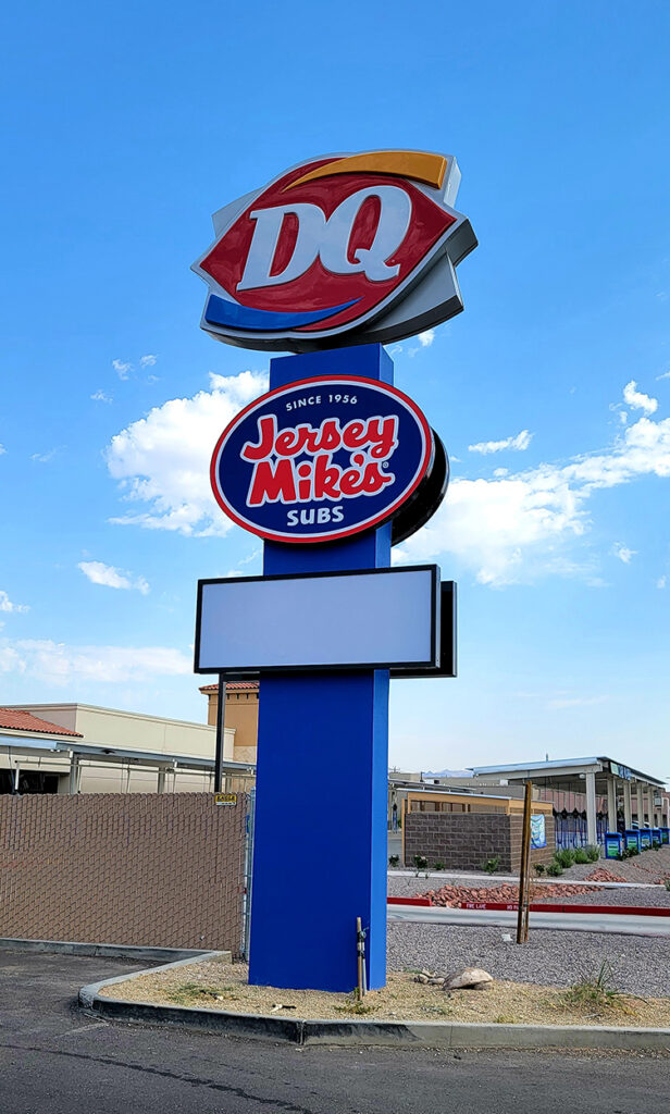 Dairy Queen Jersey Mikes pole sign